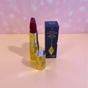 Charlotte Tilbury Matte Revolution Lipstick in "Red Carpet Red", Full Size 3.5g